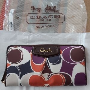 Coach Zip Wallet